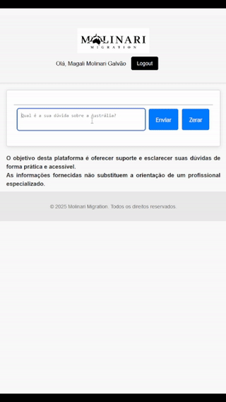 Plataforma de D�vidas sobre a Austr�lia
